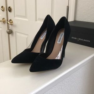 Black Suede D’Orsay Pumps Size 9